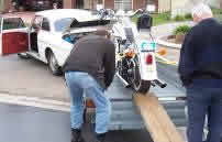 Picking up the new bike 2200 South of Rockhampton, Shepparton Victoria 25 Aug 2003