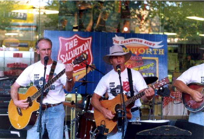 At the Mall outside Grace Brothers, great tunes...