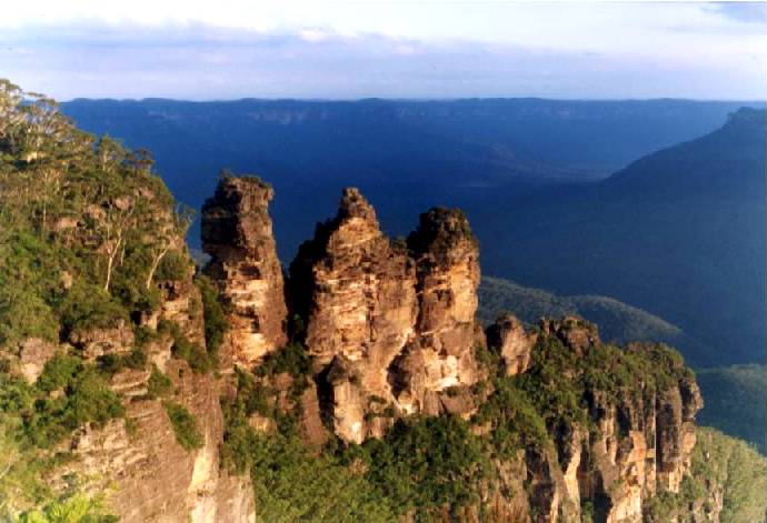 The Three isters Mountain formation