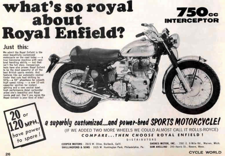 The 1967 October Model Series II Model Brochure