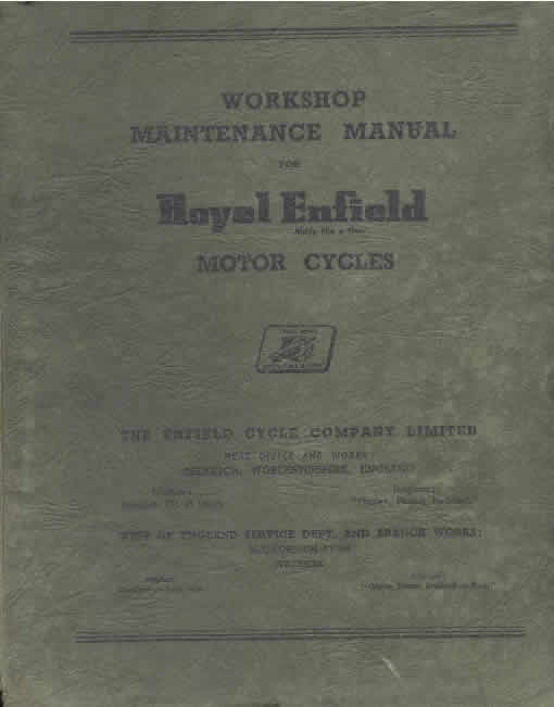 Original Comprehensive Royal Enfield Manual
