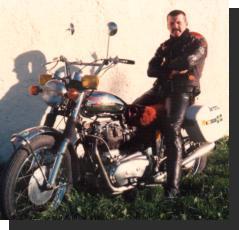 Happy days in 1976 on my Interceptor Series II 1970 model