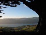 View from the Scottish castle, very high up