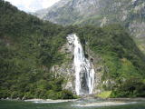 more water fall in Milford Sound