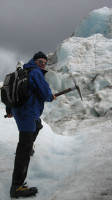 Four hours of hiking on the glacier