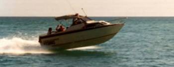 Seawolf, let her go a while and the hull should be dry.