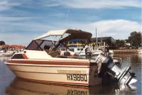 Docked At Bribie's Boat Ramp.